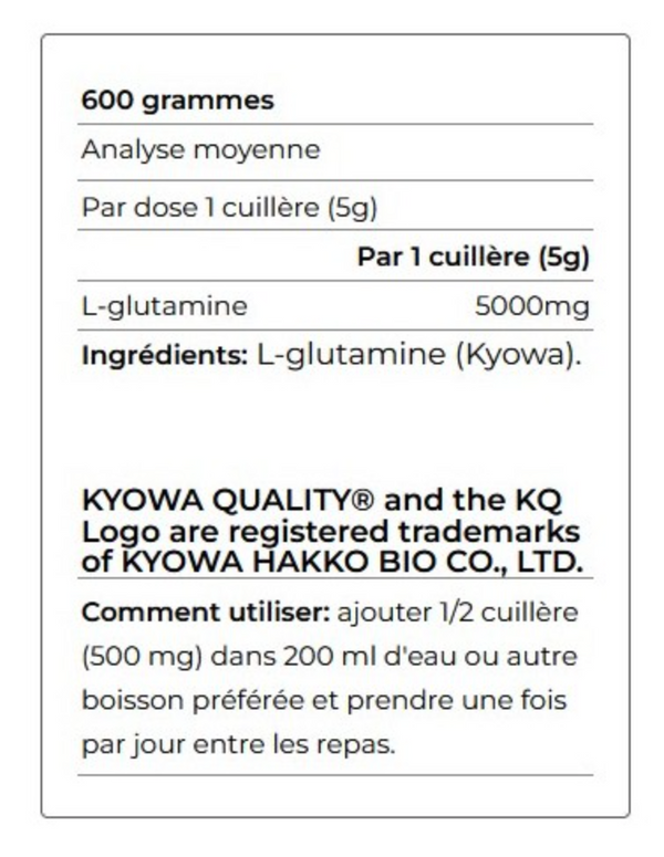 Glutamine Pro Kyowa® (600g) | Yamamoto Nutrition