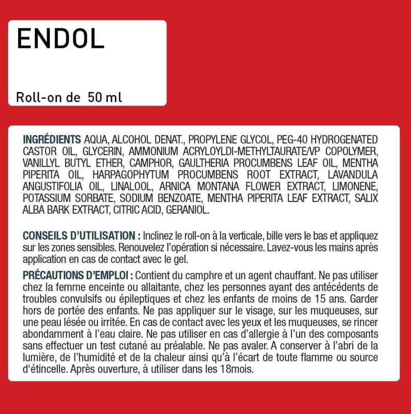 Eric Favre - Endol Roll On (50ml)